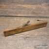 Vintage Small 3/8” Pattern Maker’s Beechwood Round Plane - Good Condition