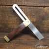Vintage 9” Rosewood & Brass Sliding Bevel - Good Condition