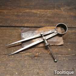 Vintage Brown & Sharpe Mfg Co. USA 6 ½” Inside Steel Spring Dividers