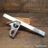 Vintage Cast Steel Adjustable Combination Square - Fully Refurbished