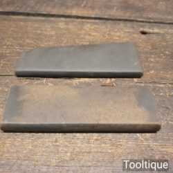 Pair Of Vintage Fine Slip Stones - Good Condition