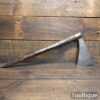 Antique French Hand Axe Stamped J. C. Peco Rustic Handle - Refurbished Sharpened