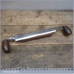 Vintage Cast Steel Drawknife Probably By Sorby With 10" Blade