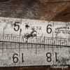 Vintage J. Rabone & Sons No: 1637 Folding 2ft Imperial Steel Ruler - Fair Condition