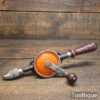 Vintage Stanley No: 803 Double Pinion Egg Beater Hand Drill - Good Condition