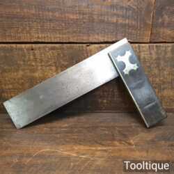 Vintage Carpenters 9” Rosewood & Brass Try Square - Good Condition