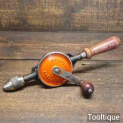 Vintage Stanley No: 803 Double Pinion Egg Beater Hand Drill - Good Condition