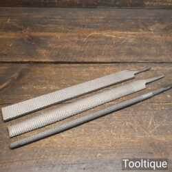 3 No: New Old Stock Believed To Be Buck and Hickman Unused Rasps