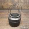 Vintage No: 5 Cast Iron Glue Pot - Good Condition Ready For Use