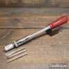 Semi Modern Pump Action Screwdriver With 3 Bits - Good Condition