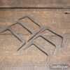 6 No: Hand Forged 3” Joiner's Dogs - Good Condition