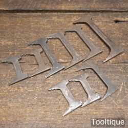 Scarce Collection Of 9 No: W. Marples & Sons Joiner's Dogs - Good Condition