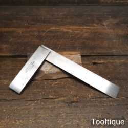 Vintage 6” Steel Try Square by H.M.M Ltd Pat 497450 - Good Condition