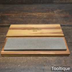 Vintage 8” x 2” Smith’s Soft Arkansas STC-8 Natural Oil Stone In Pine Box