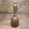 Nice Hard Mahogany 6oz Woodcarving Mallet 3 ½” Head - Unused Condition