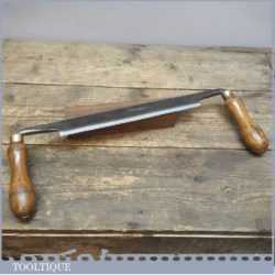 Antique Cast Steel Drawknife By Thomas Ibbotson 9 1/2 Inch Blade