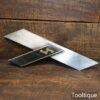 Crisp Antique 12” Brass & Ebony Mitre Hook Or Square - Very Good Condition