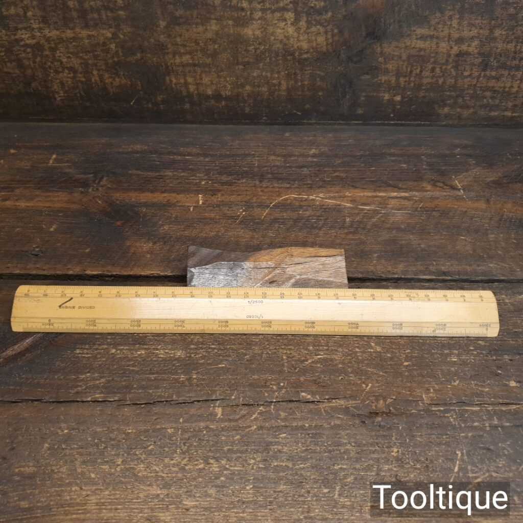 Vintage Engineer’s Boxwood Engine Divided Ruler - Good Condition