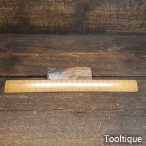 Vintage J. Halden & Co Engineer’s Boxwood Engine Divided Ruler - Good Condition Vintage J. Halden & Co Engineer’s Boxwood Engine Divided Ruler - Good Condition