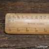 Vintage J. Halden & Co Engineer’s Boxwood Ruler Engine Divided - Good Condition