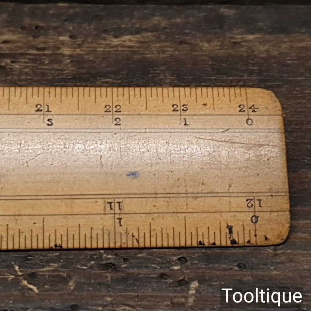 Engine Divided Ruler Plastic Vintage J. Halden & Co Engineer’s Boxwood Ruler Engine Divided – Good ...