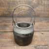 Vintage T. Holcroft & Sons Wolverhampton Cast Iron Glue Pot - Good Condition