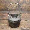 Vintage T. Holcroft & Sons Wolverhampton Cast Iron Glue Pot - Good Condition