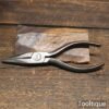 Vintage Elliot-Lucas 5 ½” short needle nose pliers in good used condition.