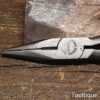 Vintage Elliot-Lucas 5 ½” short needle nose pliers in good used condition.
