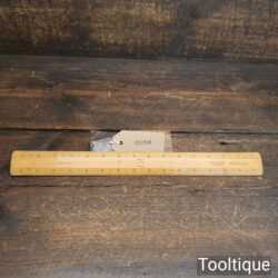 Vintage J. H. Steward Engineer’s Boxwood Ruler Engine Divided - Good Condition