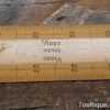 Vintage J. H. Steward Engineer’s Boxwood Ruler Engine Divided - Good Condition