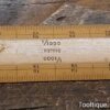 Vintage J. H. Steward Engineer’s Boxwood Ruler Engine Divided - Good Condition