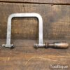 Unusual Antique Jeweller’s Rigid Piercing Saw Ebonised Handle - Good Condition