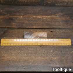 Vintage Engineer’s Boxwood Ruler Engine Divided - Good Condition