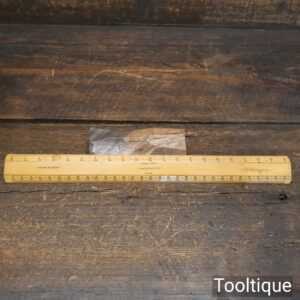Vintage J. Halden & Co Engineer’s Boxwood Engine Divided Ruler - Good Condition