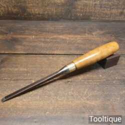 Vintage W. Marples Carpenter’s 3/8” Cast Steel Sash Mortice Chisel - Sharpened