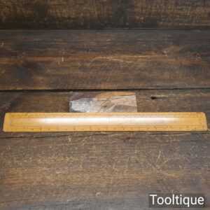 Vintage J. Rabone & Sons No: 1573 Engineer’s Boxwood Ruler - Good Condition Vintage J. Rabone & Sons No: 1573 Engineer’s Boxwood Ruler - Good Condition