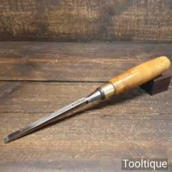 Vintage W. Marples Carpenter’s 3/8” Cast Steel Sash Mortice Chisel - Sharpened