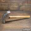 Vintage Stanley Cast Steel Claw Hammer Hickory Handle - Good Condition