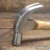 Vintage Stanley Cast Steel Claw Hammer Hickory Handle - Good Condition