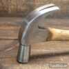 Vintage Stanley Cast Steel Claw Hammer Hickory Handle - Good Condition