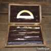 Vintage Draughtsman’s Brass Technical Drawing Engineering Set In Case