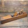 Vintage Carpenter’s 22” Beechwood Trying Plane - Lapped Flat Ready To Use