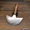 Vintage French Leatherworking 4 ½” Half-Moon Head Knife - Good Condition