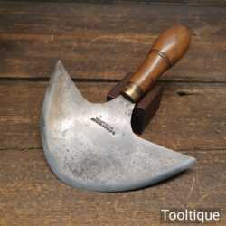 Vintage J Dixon Leatherworking 4 ½” Half-Moon Head Knife - Good Condition