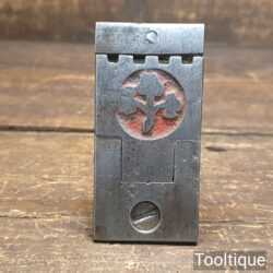 Vintage W. Marples & Sons Shamrock Carpenter’s Bench Stop - Good Condition