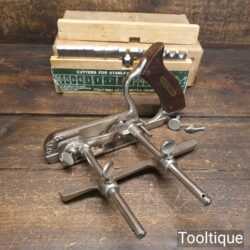 Vintage Boxed Stanley England No: 50 Combination Plough Plane Complete