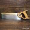 Vintage Buck & Ryan 10” Brass Back Tenon Saw - Refurbished Sharpened