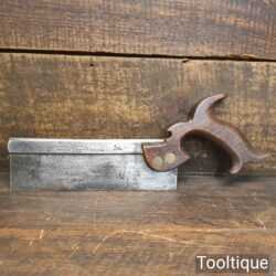 Vintage W. Tyzack & Turner Nonpareil 8” Steel Back Dovetail Saw - Refurbished Sharpened