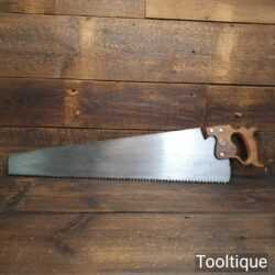 Vintage 28” Henry Disston Philadelphia USA D7 Rip Saw - Refurbished Sharpened